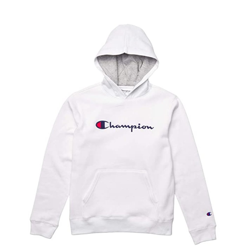 Children’s White champion hoodie